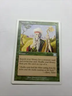 MTG Worldly Tutor- Classic 6th Edition- Uncommon- LP - Image 2