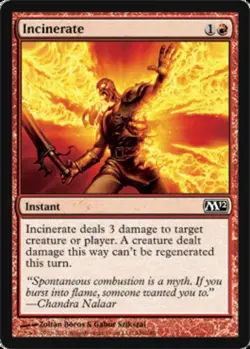 Incinerate X4 (Magic 2012 (2011)) MTG (NM) *CCGHouse* Magic - Image 1