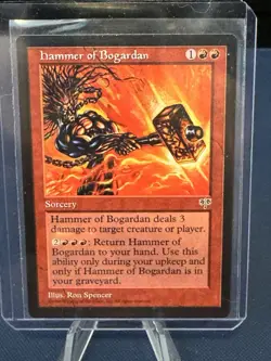 MTG - Magic The Gathering - Hammer Of Bogardan X 2 - Mirage - LP/EX! - Image 3