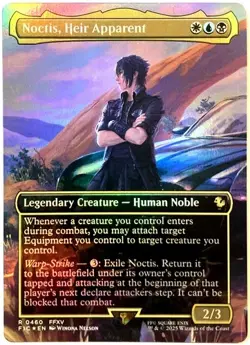 Noctis, Heir Apparent - Foil - Borderless NM, English MTG Final Fantasy - Image 1
