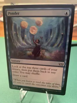 2024 Ponder C Commander: Duskmourn: House of Horror 73 NM MTG Magic - Image 3