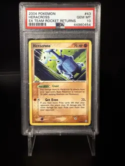 🔥 POKEMON HERACROSS #43 EX TEAM ROCKET RETURNS NON-HOLO PSA 10 🔥 - Image 1