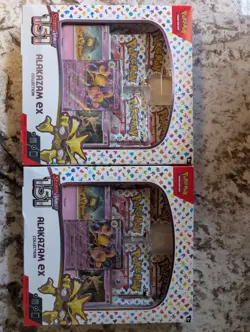 Pokemon Scarlet & Violet 151 Alakazam EX Collection Box X 2 - Brand New - Image 1