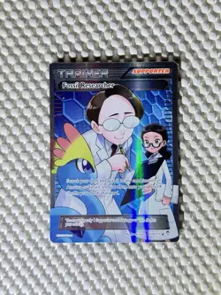 Fossil Researcher 110/111 Full Art Pokemon XY Furious Fists English LP+ / NM #65 - Image 1