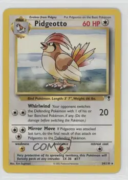 Pidgeotto Pokemon Legendary Collection #34 2002 - Image 1