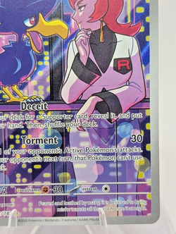 Team Rocket's Murkrow 200/182 Illustration Rare Destined Rivals Pokemon TCG - Image 4