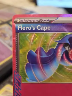 🔥 Hero's Cape - Pokemon Temporal Forces ACE SPEC Holo Rare 152/162 - NM/MINT! - Image 2
