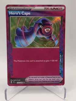 Pokemon TCG Hero's Cape 152/162 Temporal Forces Ace - Image 1