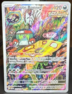 Pokemon Pokemon TCG Brute Bonnet 207/182 SV04: Paradox Rift Illustration Rare - Image 1