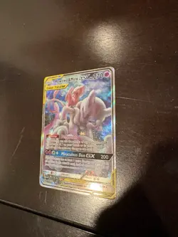 Pokemon Mewtwo and Mew GX SM191 Promo Tag Team 2019 Sun & Moon - Image 5