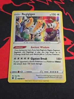 TCG Pokemon Regigigas 130/189 Astral Radiance HOLO NM # 92 - Image 1