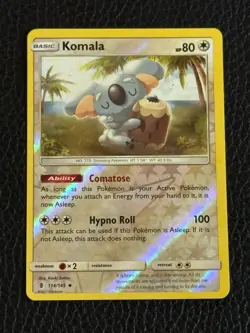 Komala 114/145 Guardians Rising Pokemon Reverse Holo Foil - Image 1