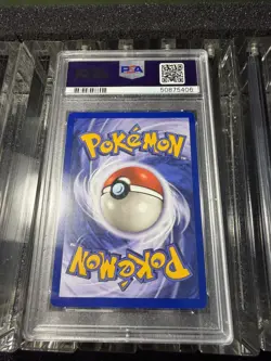 1999 Pokemon Charizard Base Set Holo Rare PSA 9 Graded - Image 2