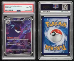 Triple Rare Gengar Chinese Pokemon Scarlet Violet Volume 3 CBB3 C PSA 10 - Image 3