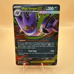 Mega Gengar EX #056/094 Phantasmal Flames Pokemon 2025 NM - Image 1