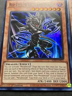 Red-Eyes Black Fullmetal Dragon | Starlight Rare + 3x Claws Dragon | YuGiOh! - Image 2