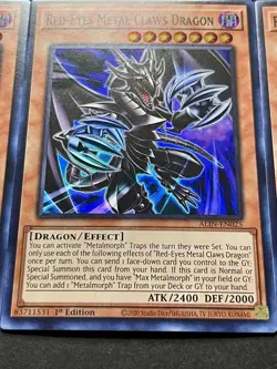 Red-Eyes Black Fullmetal Dragon | Starlight Rare + 3x Claws Dragon | YuGiOh! - Image 4