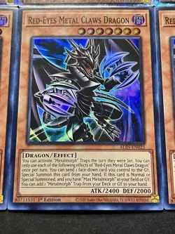 Red-Eyes Black Fullmetal Dragon | Starlight Rare + 3x Claws Dragon | YuGiOh! - Image 5
