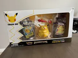 Pokemon TCG Celebrations Pikachu VMAX Premium Figure Collection Box Sealed 820650809408 - Image 1