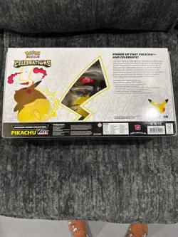 Pokemon TCG Celebrations Pikachu VMAX Premium Figure Collection Box New SEALED! - Image 2