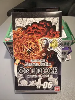 One Piece Card Game Starter Deck ST-06 ABSOLUTE JUSTICE English OPTCG SEALED - Image 1