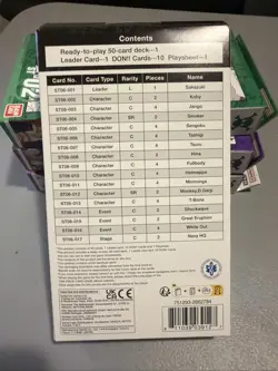 One Piece Card Game Starter Deck ST-06 ABSOLUTE JUSTICE English OPTCG SEALED - Image 2