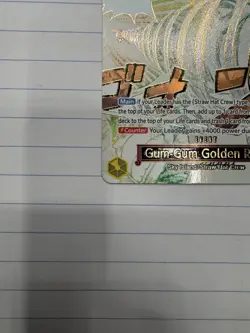 One piece OP-15 Gum-Gum Golden Rifle Alternate Art - Adventure On Kami’s Island - Image 4