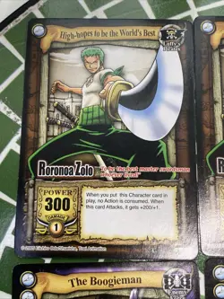 One Piece CCG Lot (2005) – 9 Cards incl. Zoro x3 - Image 3