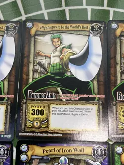 One Piece CCG Lot (2005) – 9 Cards incl. Zoro x3 - Image 4