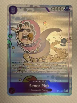 SENOR PINK - One Piece TCG OP10-067 - AA Alt Art Rare R - Royal Blood - Image 1