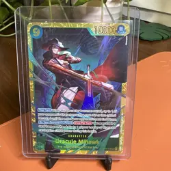 Dracule Mihawk | OP14-119 | One Piece | The Azure Sea’s Seven | Foil | SEC NM - Image 1