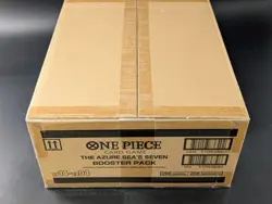 One Piece OP14-EB04 The Azure Sea's Seven English 12 Booster Box Case Sealed - Image 2