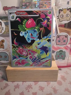 Pokemon TCG Ivysaur 134/132 Mega Evolution Illustration Rare Card NM - Image 1