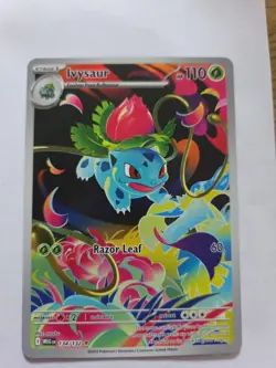 Ivysaur Illustration Rare 134/132 Mega Evolution Pokemon TCG Near Mint Card NM - Image 1
