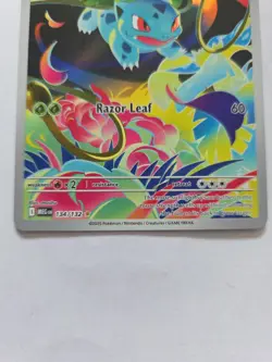 Ivysaur Illustration Rare 134/132 Mega Evolution Pokemon TCG Near Mint Card NM - Image 3