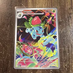 Ivysaur Illustration Rare 134/132 Mega Evolution Pokemon TCG Near Mint Card NM - Image 1