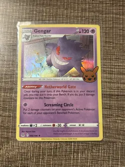 Pokemon Gengar Holo 2022 Halloween Trick or Trade Card - Image 1