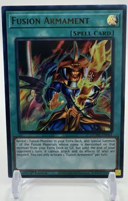 Fusion Armament Ultra Rare 1st Edition DUNE-EN061 Yu-Gi-Oh Card Near Mint NM - Image 1