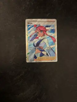 Pokemon TCG Skyla Holo Full Art Card Shining Fates 072/072 (NEAR MINT) - Image 1