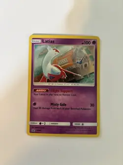 2017 Pokemon Cards Latias #SM87 Black Star Promo Holo - Image 1