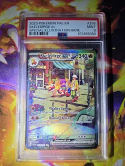 Skeledirge Ex PSA 9 #258 2023 Pokemon Pal En-Paldea Evolved Pokemon Card SIR - Image 1