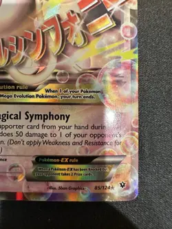 M Audino EX 85/124 Fates Collide XY Holo Pokemon Card TCG - Image 3