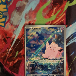Clefairy Illustration Rare 094/088 Pokemon TCG Card POR EN Perfect Order MINT - Image 2