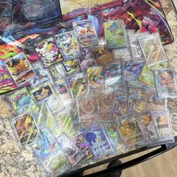 Pokemon TCG Holo & Foil Card Lot - Paradox Rift, Phantasmal Flames, Jirachi - Image 1
