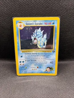 Pokemon TCG Giovanni's Gyarados Gym Challenge Holo Card 5/132 LP - Image 1