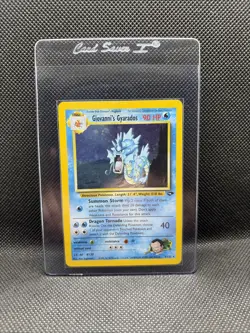 Pokemon TCG Giovanni's Gyarados Gym Challenge Holo Card 5/132 LP - Image 5