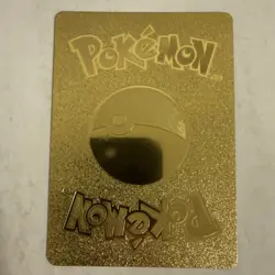 Gold Metal Charizard V HP220 Gold Metal Pokemon Card-Collectible Gift Display！ - Image 2