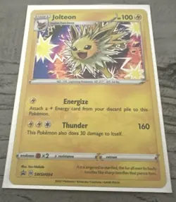 Jolteon SWSH094 Black Star Promo Holo Rare 2021 Pokemon Card NM-Mint SHARP S PIC - Image 1