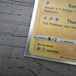 Jolteon SWSH094 Black Star Promo Holo Rare 2021 Pokemon Card NM-Mint SHARP S PIC - Image 2