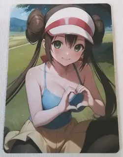 Rosa Pokemon Lewd Anime Doujin Waifu Card AGC CCG - Image 1